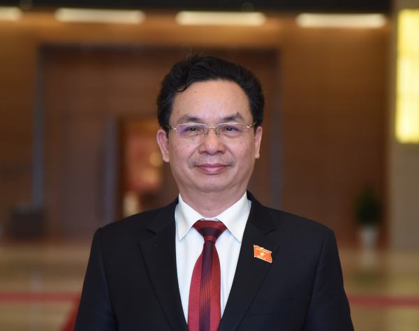 ĐBQH Hoàng Văn Cường (Hà Nội); Ảnh Quang Khánh